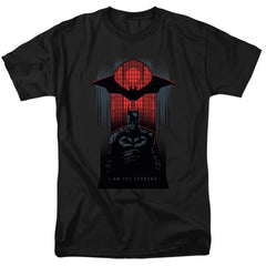 The Batman I Am The Shadows Men's 18/1 Cotton SS T