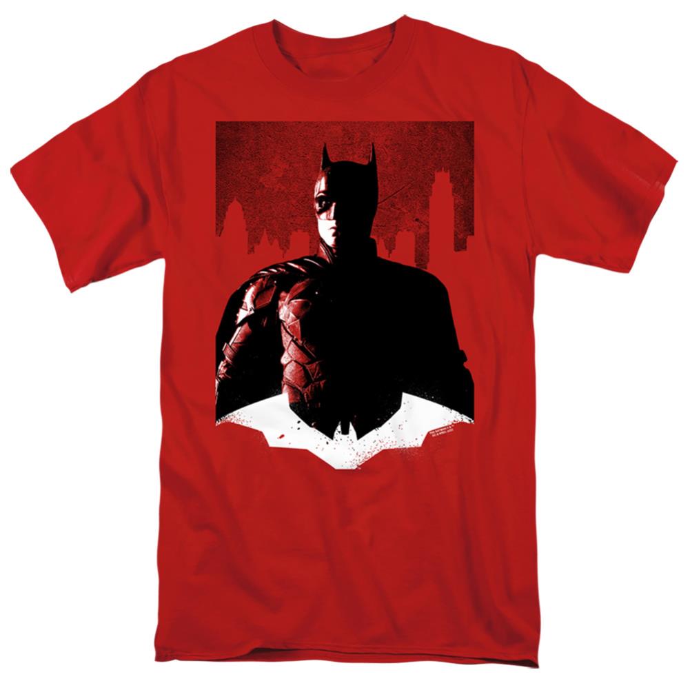 The Batman Noir Batman Men's 18/1 Cotton SS T