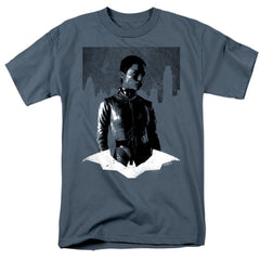 The Batman Noir Catwoman Men's 18/1 Cotton SS T