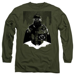 The Batman Noir Riddler Men's 18/1 Cotton LS T