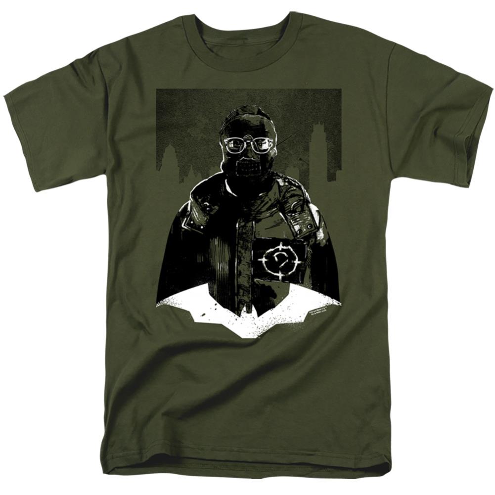 The Batman Noir Riddler Men's 18/1 Cotton SS T