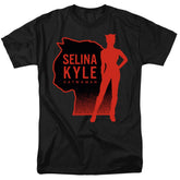 The Batman Selina Kyle Catwoman Men's 18/1 Cotton SS T