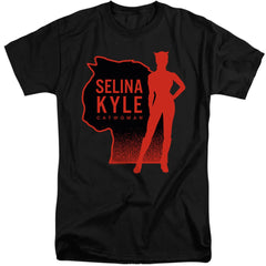 The Batman Selina Kyle Catwoman Men's 18/1 Tall Cotton SS T