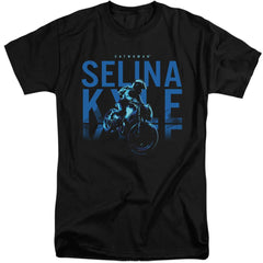 The Batman Selina Kyle Motorcycle Men's 18/1 Tall Cotton SS T