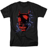 The Batman Shadowed Headshot Men's 18/1 Cotton SS T