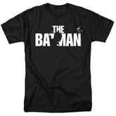 The Batman Silhouette Title Men's 18/1 Cotton SS T