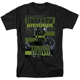 The Batman Unmask The Truth Men's 18/1 Cotton SS T