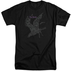 The Birds Poster Men's 18/1 Tall Cotton Short-Sleeve T-Shirt