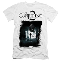 The Conjuring 2 Poster Men's Ultra-Soft 30/1 Cotton Slim Short-Sleeve T-Shirt