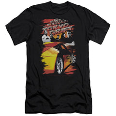The Fast And The Furious: Tokyo Drift Drifting Crew Men's Ultra-Soft 30/1 Cotton Slim Short-Sleeve T-Shirt