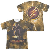 The Flash Bolt (Front/Back Print) Men's Regular Fit Poly Cotton SS T