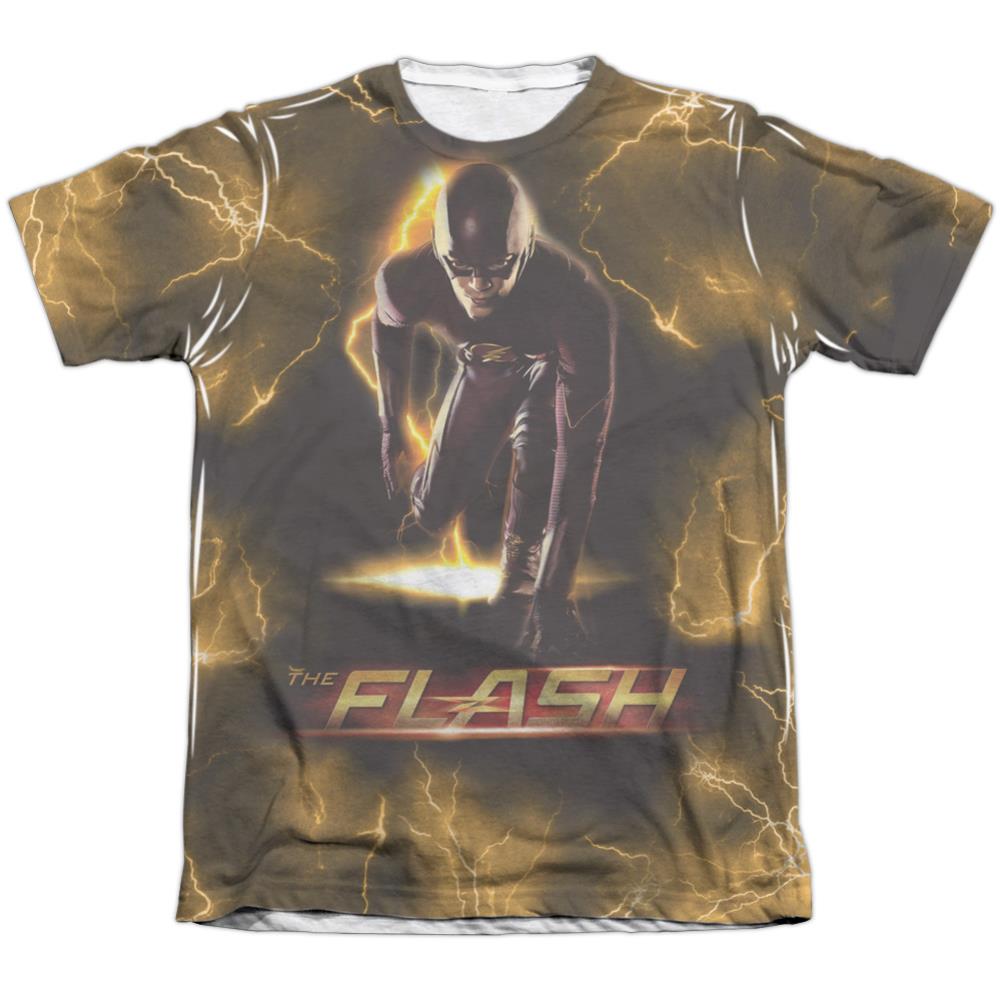 The Flash Bolt Men's Regular Fit Poly Cotton SS T