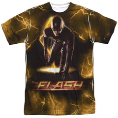 The Flash Bolt Men's Regular Fit Polyester SS T