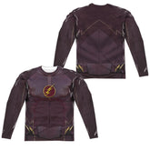 The Flash Flash Uniform (Front/Back Print) Men's Regular Fit Polyester LS T