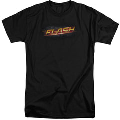 The Flash Logo Men's 18/1 Tall Cotton SS T