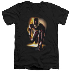 The Flash Ready Men's 30/1 Cotton Slim V-Neck T
