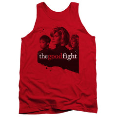 The Good Fight Diane Lucca Maia Men's 18/1 Cotton Tank Top