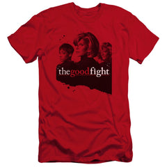 The Good Fight Diane Lucca Maia Men's Ultra-Soft 30/1 Cotton Slim Short-Sleeve T-Shirt