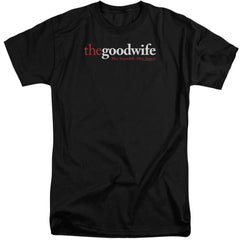 The Good Wife Logo Men's 18/1 Tall Cotton Short-Sleeve T-Shirt