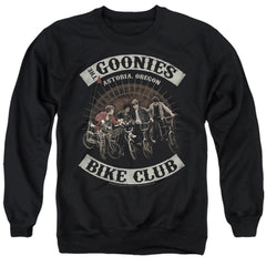 The Goonies Bike Club Men's Crewneck 50 50 Poly Long-Sleeve T-Shirt