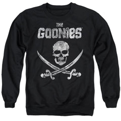 The Goonies Flag 1 Men's Crewneck 50 50 Poly Long-Sleeve T-Shirt