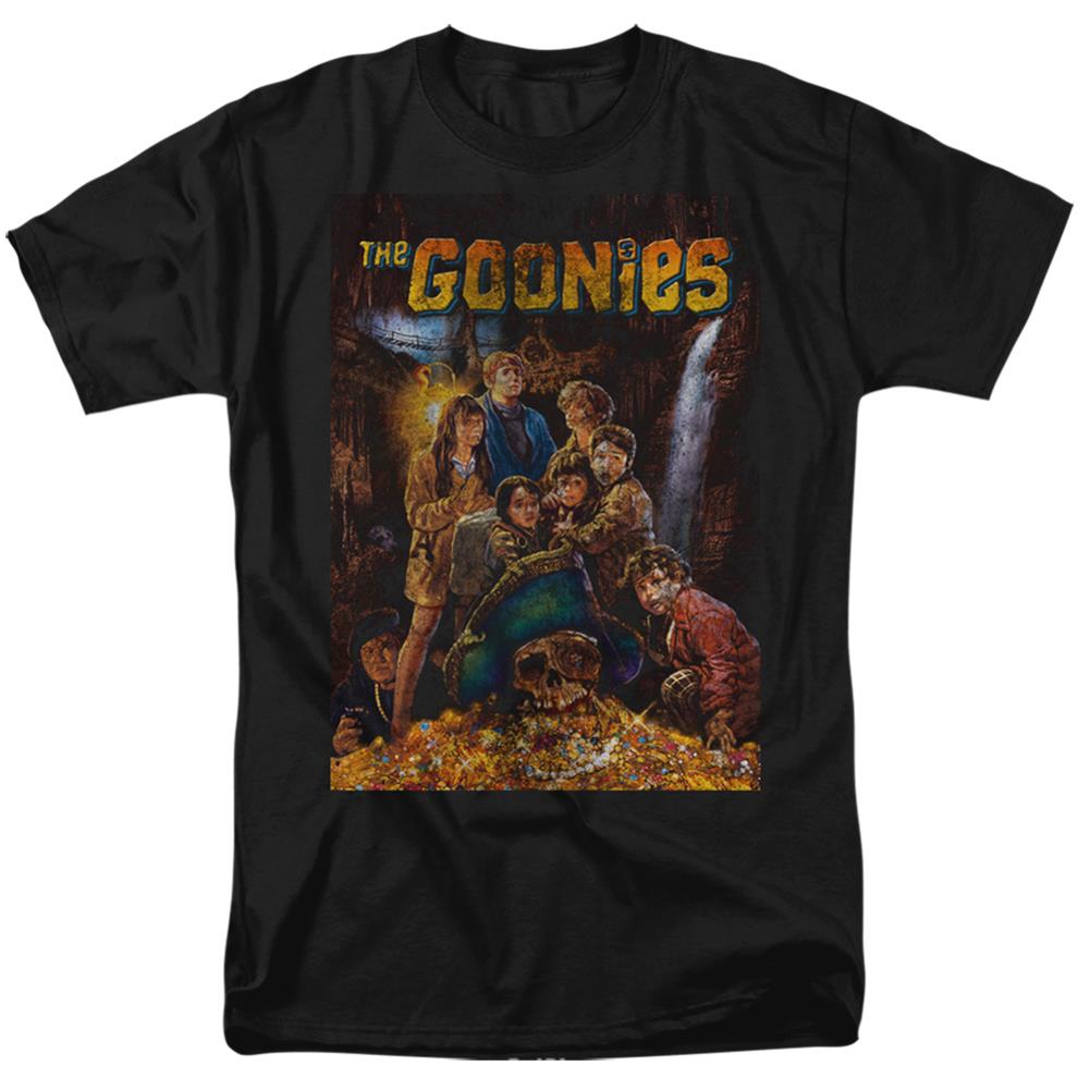 The Goonies Poster Men's 18/1 Cotton Short-Sleeve T-Shirt
