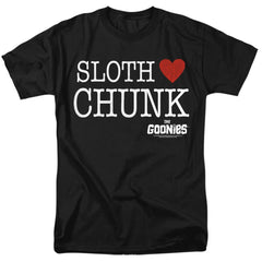 The Goonies Sloth Heart Chunk Men's 18/1 Cotton Short-Sleeve T-Shirt