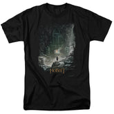 The Hobbit At Smaugs Door Men's 18/1 Cotton Short-Sleeve T-Shirt