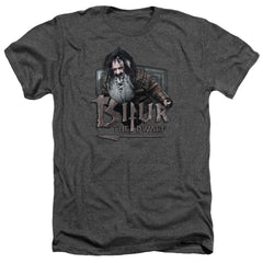 The Hobbit Bifur Men's 30/1 Heather 60 40 Poly Short-Sleeve T-Shirt