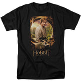 The Hobbit Bilbo Poster Men's 18/1 Cotton Short-Sleeve T-Shirt
