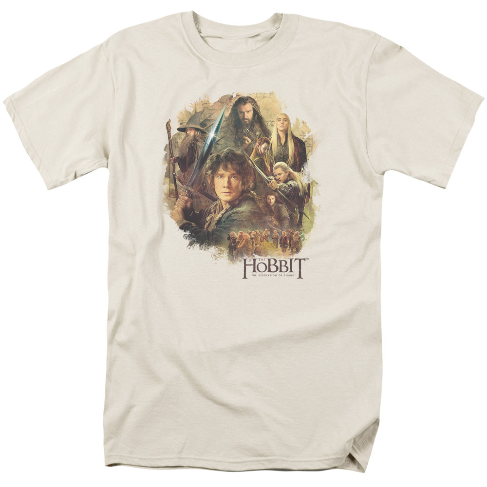 The Hobbit Collage Men's 18/1 Cotton Short-Sleeve T-Shirt