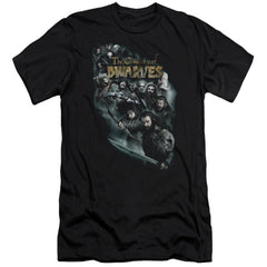 The Hobbit Company Of Dwarves Men's Ultra-Soft 30/1 Cotton Slim Short-Sleeve T-Shirt