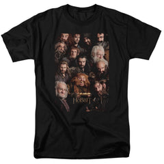 The Hobbit Dwarves Poster Men's 18/1 Cotton Short-Sleeve T-Shirt