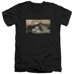 The Hobbit Epic Journey Men's 30/1 Cotton Slim V-Neck T-Shirt