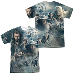 The Hobbit Epic Poster (Front/Back Print) Men's Regular Fit Polyester Short-Sleeve T-Shirt