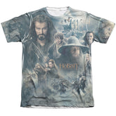 The Hobbit Epic Poster Men's Regular Fit Poly Cotton Short-Sleeve T-Shirt