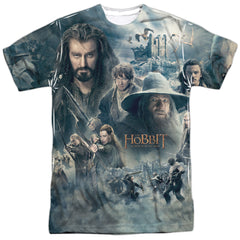 The Hobbit Epic Poster Men's Regular Fit Polyester Short-Sleeve T-Shirt