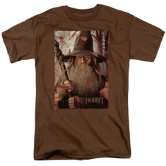 The Hobbit Gadalf Poster Men's 18/1 Cotton Short-Sleeve T-Shirt