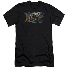 The Hobbit Greetings From Mirkwood Men's Ultra-Soft 30/1 Cotton Slim Short-Sleeve T-Shirt