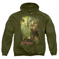 The Hobbit In The Woods Men's Pull-Over 75 25 Poly Hoodie