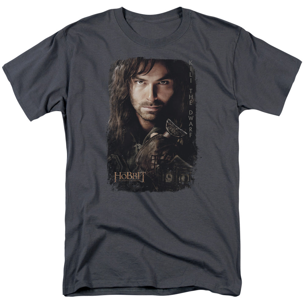The Hobbit Kili Poster Men's 18/1 Cotton Short-Sleeve T-Shirt
