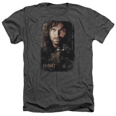 The Hobbit Kili Poster Men's 30/1 Heather 60 40 Poly Short-Sleeve T-Shirt