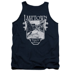 The Hobbit Laketown Simple Men's 18/1 Cotton Tank Top