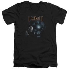 The Hobbit Light Men's 30/1 Cotton Slim V-Neck T-Shirt