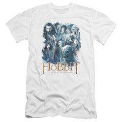The Hobbit Main Characters Men's Ultra-Soft 30/1 Cotton Slim Short-Sleeve T-Shirt