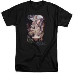 The Hobbit Rivendell Men's 18/1 Tall Cotton Short-Sleeve T-Shirt