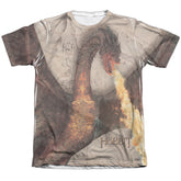 The Hobbit Smaug Attack Men's Regular Fit Poly Cotton Short-Sleeve T-Shirt