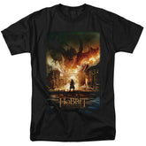 The Hobbit Smaug Poster Men's 18/1 Cotton Short-Sleeve T-Shirt