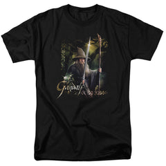 The Hobbit Sword And Staff Men's 18/1 Cotton Short-Sleeve T-Shirt