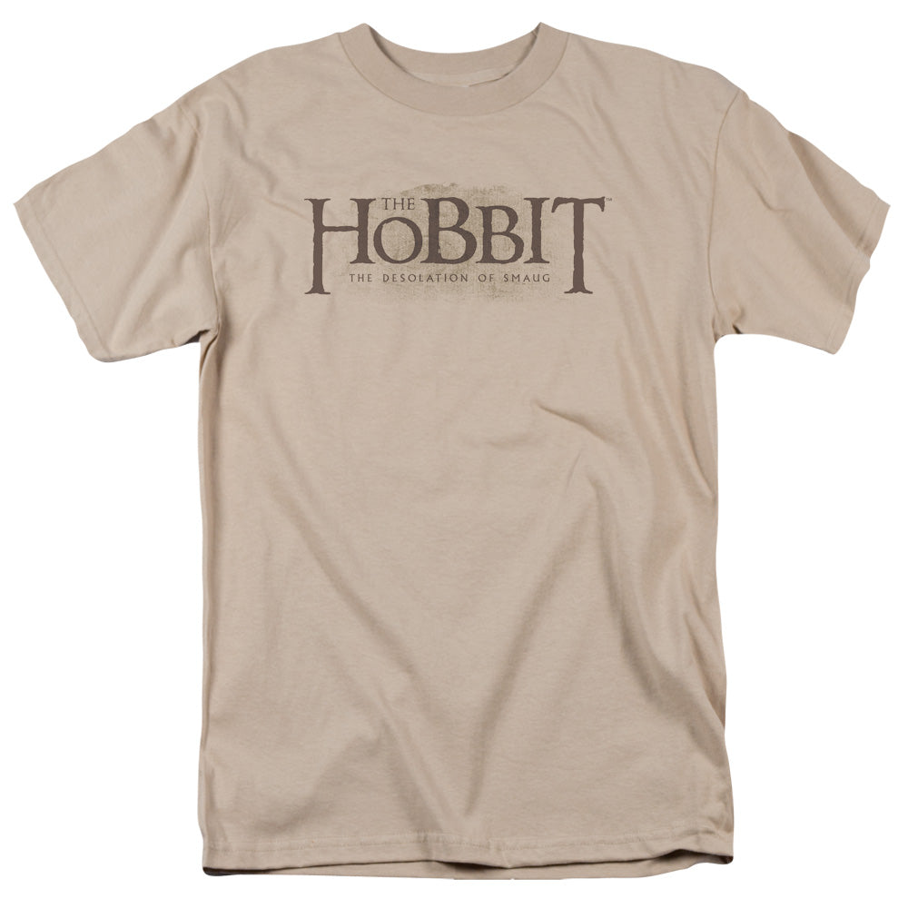 The Hobbit Textured Logo Men's 18/1 Cotton Short-Sleeve T-Shirt